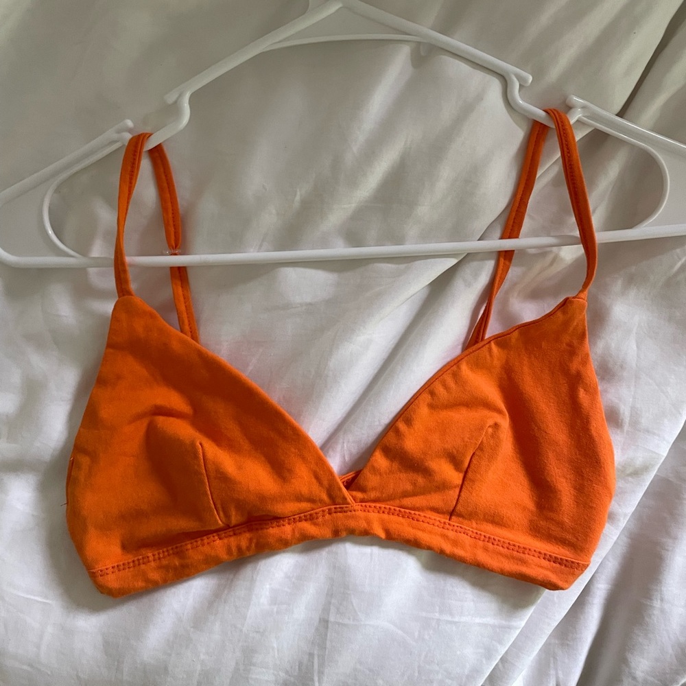 Orange bralette/top